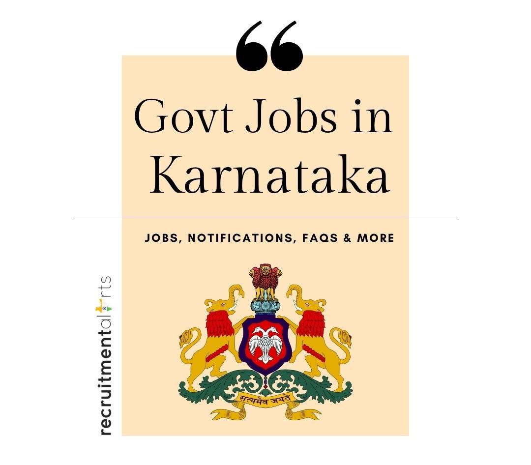 Karnataka Govt Jobs 2021